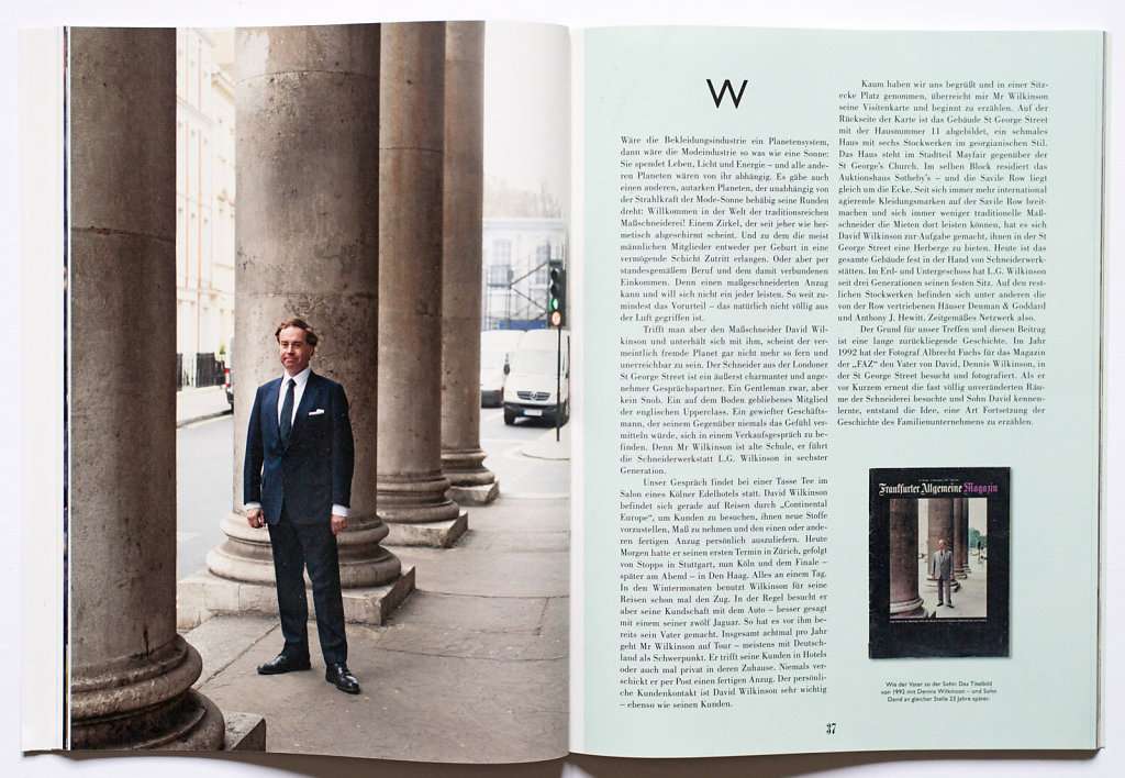 The Weekender David/Dennis Wilkinson Bespoke Taylor London 2015/1992