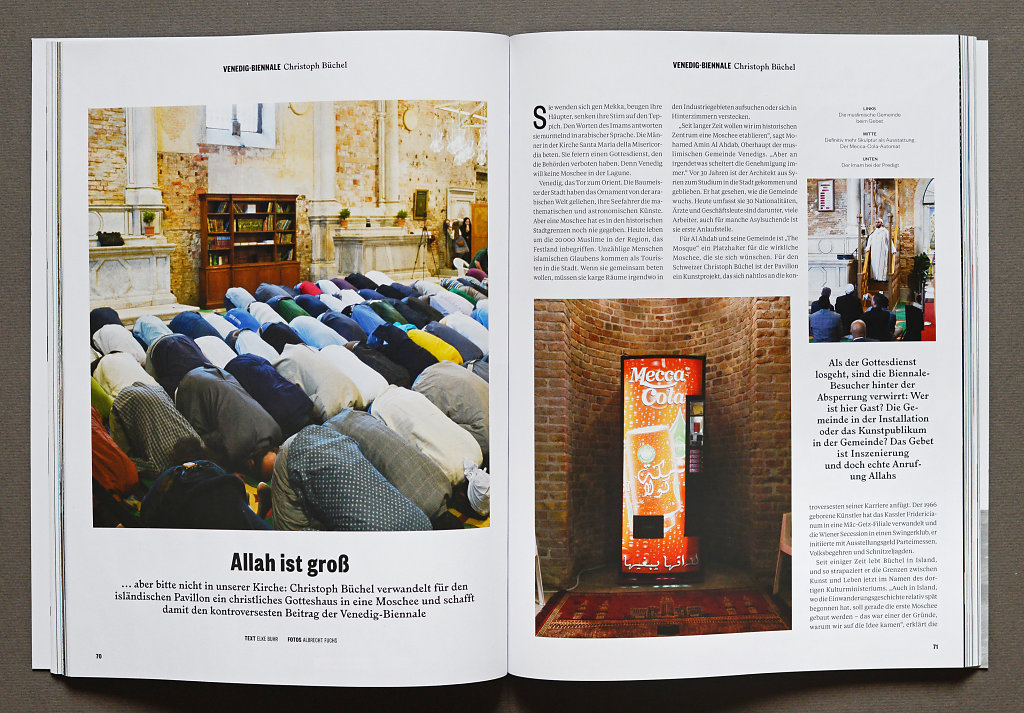 Monopol Christoph Büchel "The Mosque" Venice 2015