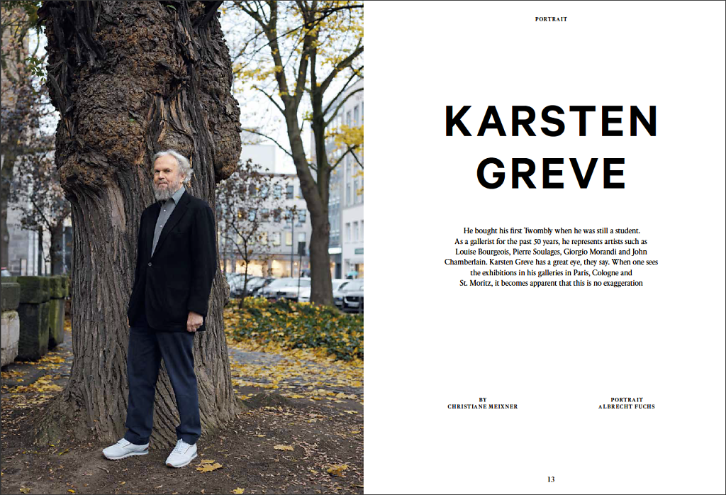 Weltkunst Karsten Greve 2019