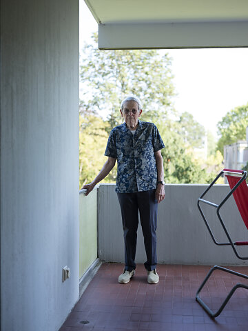 Werner X. Uehlinger, founder of the Jazz label HatHut Records, Basel