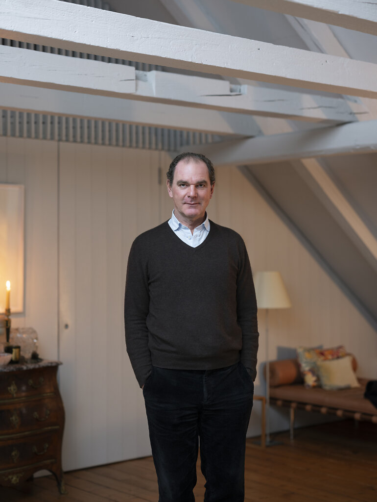 Martin Flaig, art collector, Basel 2021