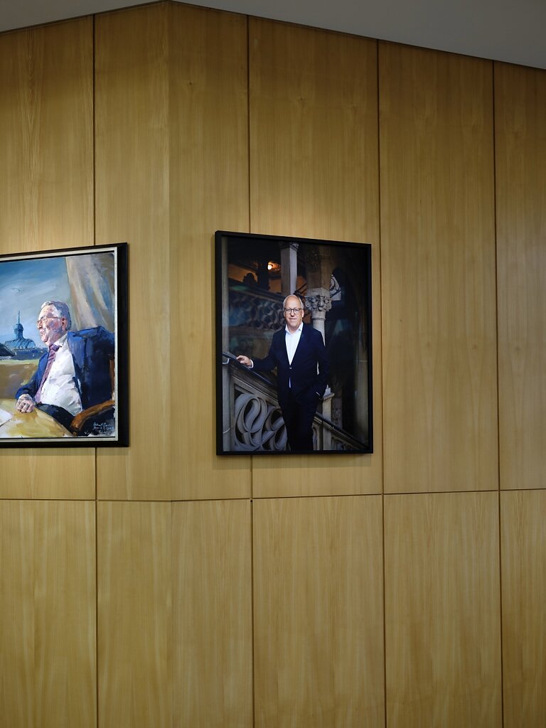 Portrait of the Bielefeld´s mayor  Pit Clausen for the ancestral gallery of the mayors office